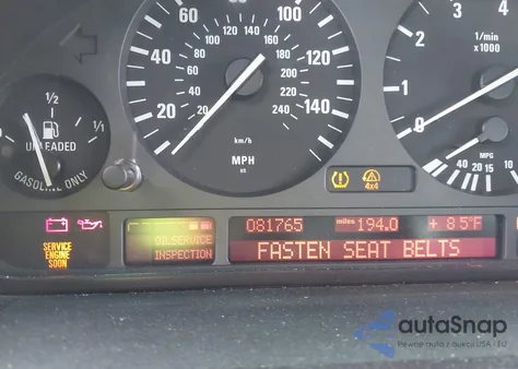 2005 BMW X5 4.4I из США, поврежденный, VIN 5UXFB53515LV14890